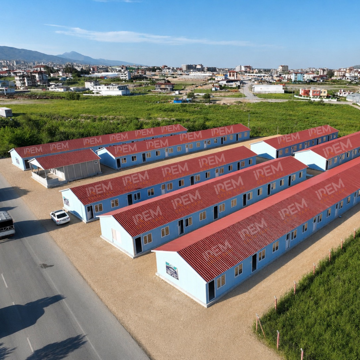 Hatay Mali Müşavirler Sitesi Projesi Prefabrik Yapı Sistemi