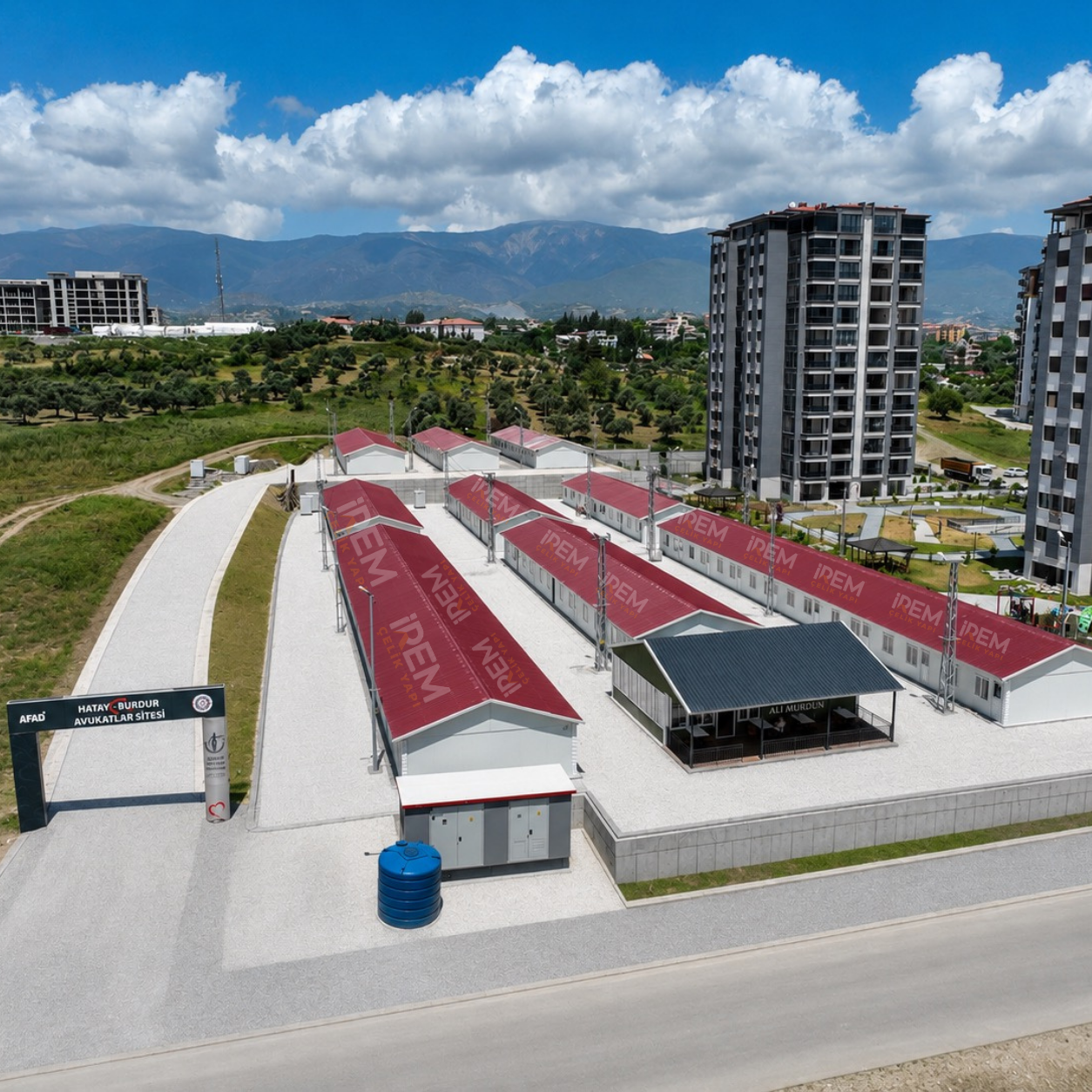 Hatay Avukatlar Sitesi Projesi Prefabrik Yapı Sistemi